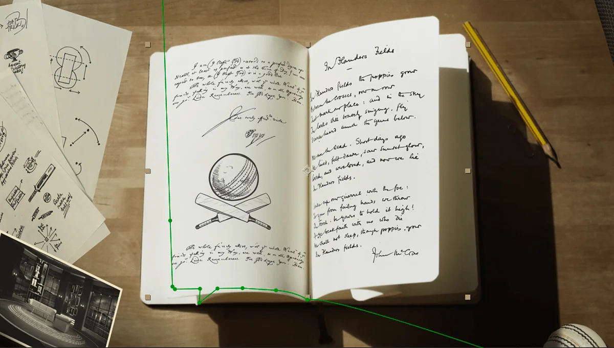 Cricket Diaries for YouTube Originals — title design artwork 10