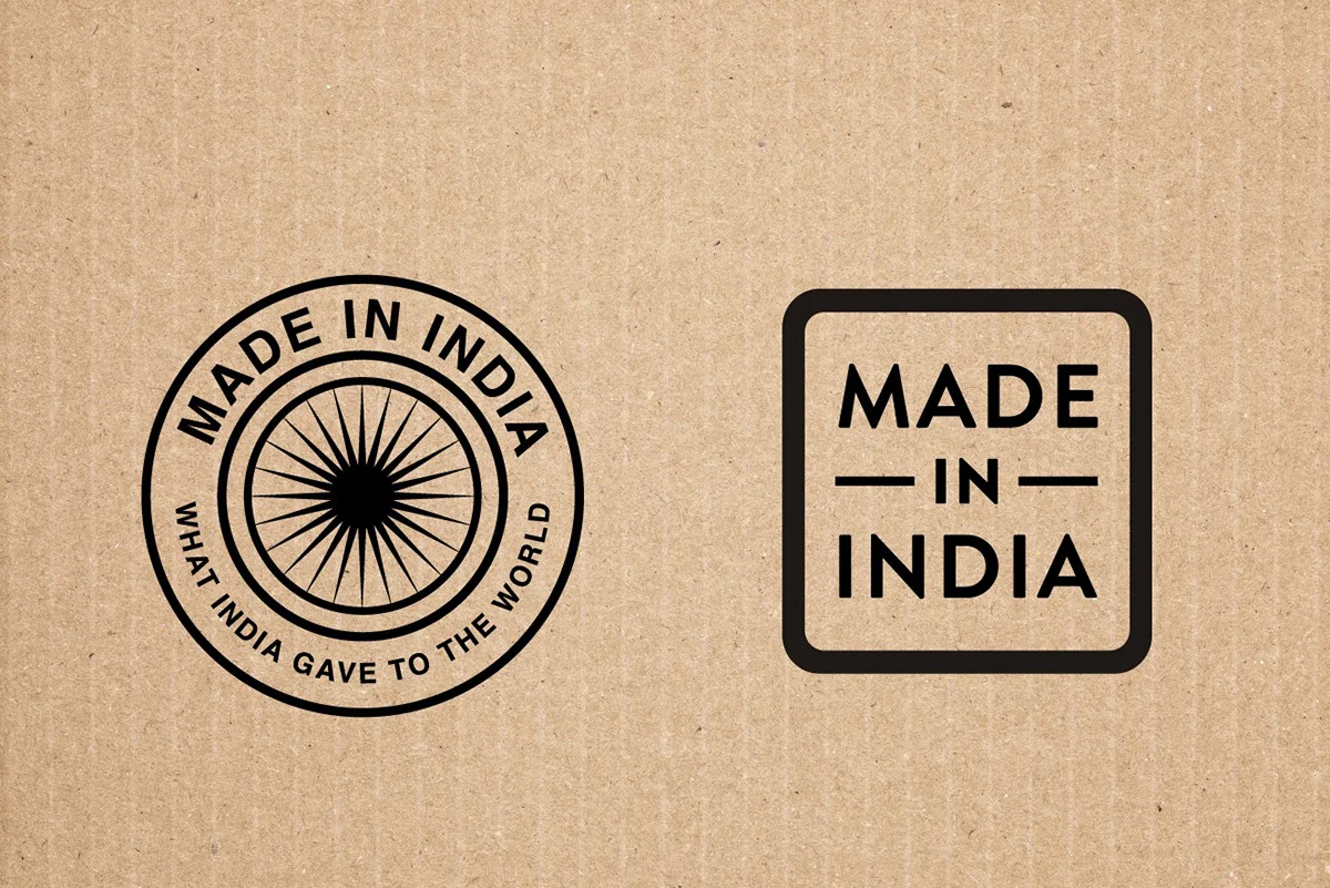 Made in India for Epic Channel — title design and show packaging — initial logo stamp explorations