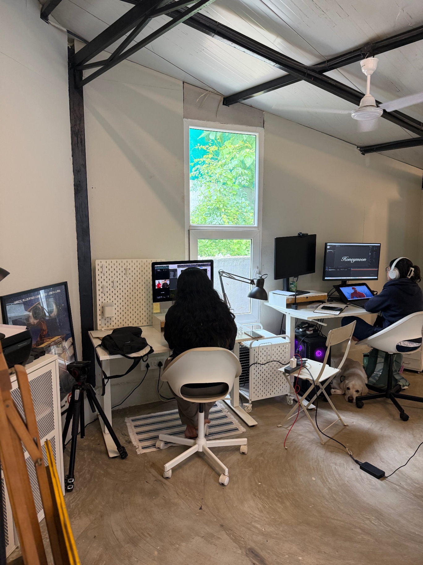 Designers at work inside the studio