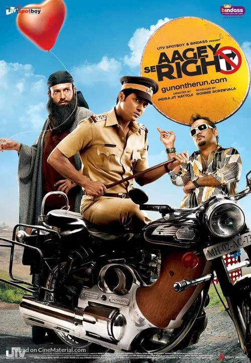 Aagey se Right - Title design conceived as a prelude short film
