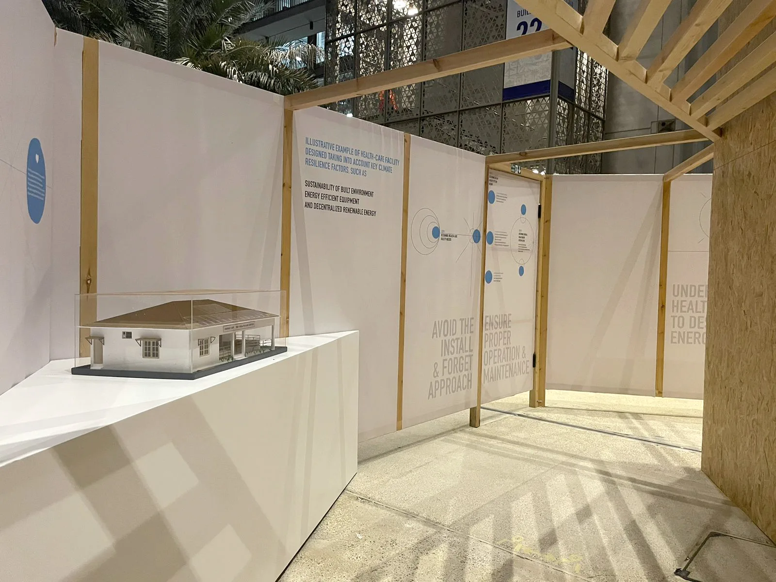 COP28 Exhibition - Healthcare Model Display