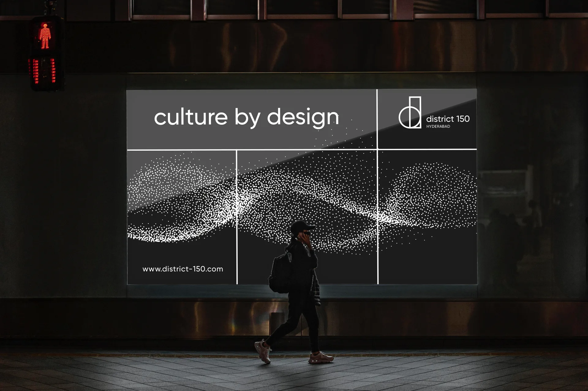 DISTRICT 150 - Brand identity for the future of work.