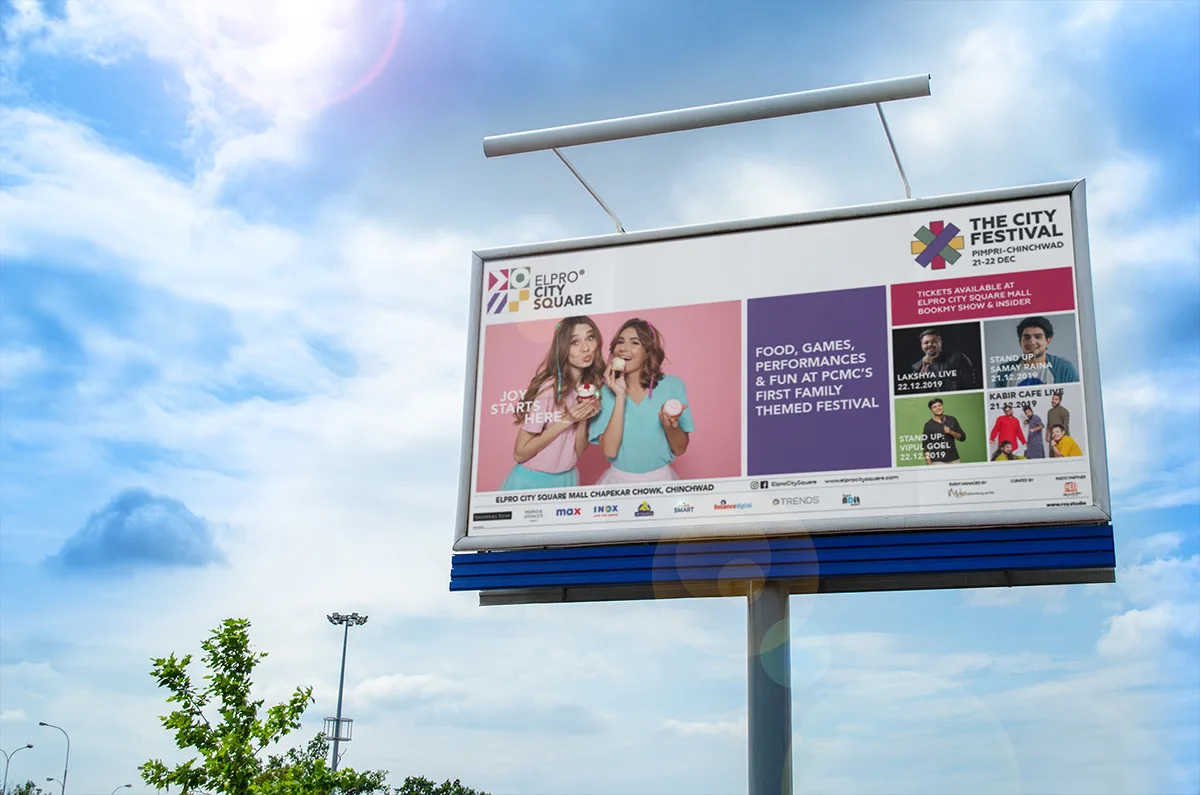 Elpro City Square outdoor advertising