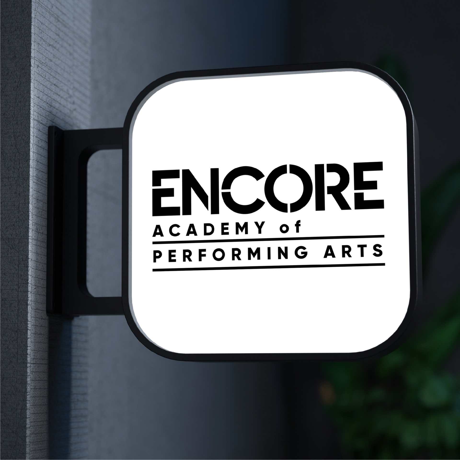 Encore Academy - Brand design elements