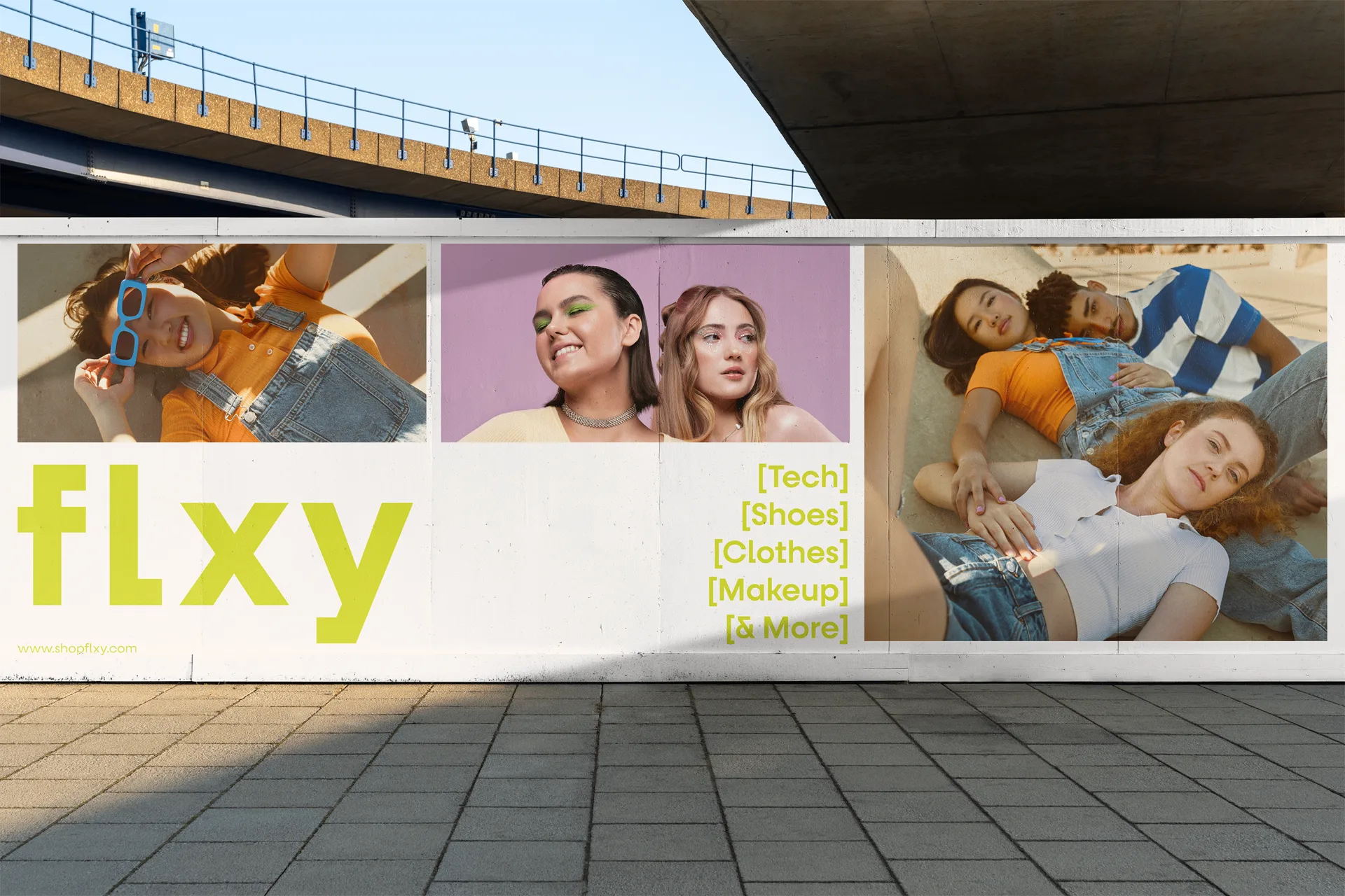 FLXY - Brand packaging with sharp, modern aesthetics