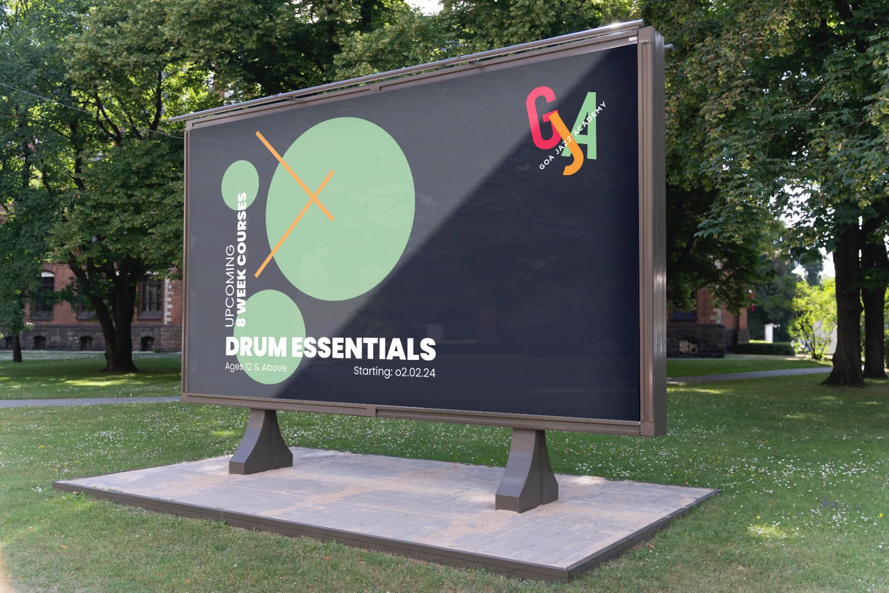 Goa Jazz Academy - Outdoor Billboard