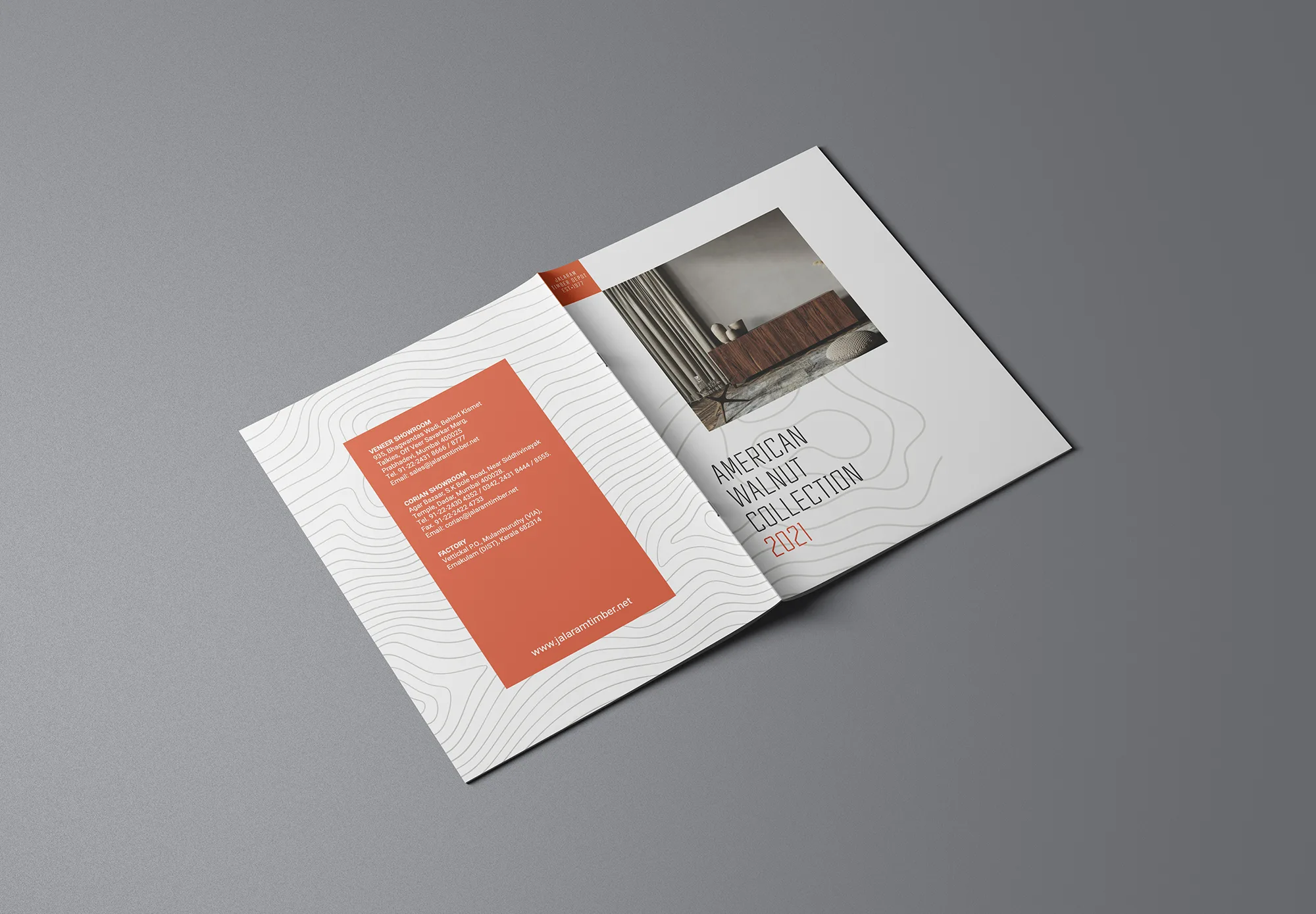 Jalaram Timber Depot - American Walnut Collection Brochure