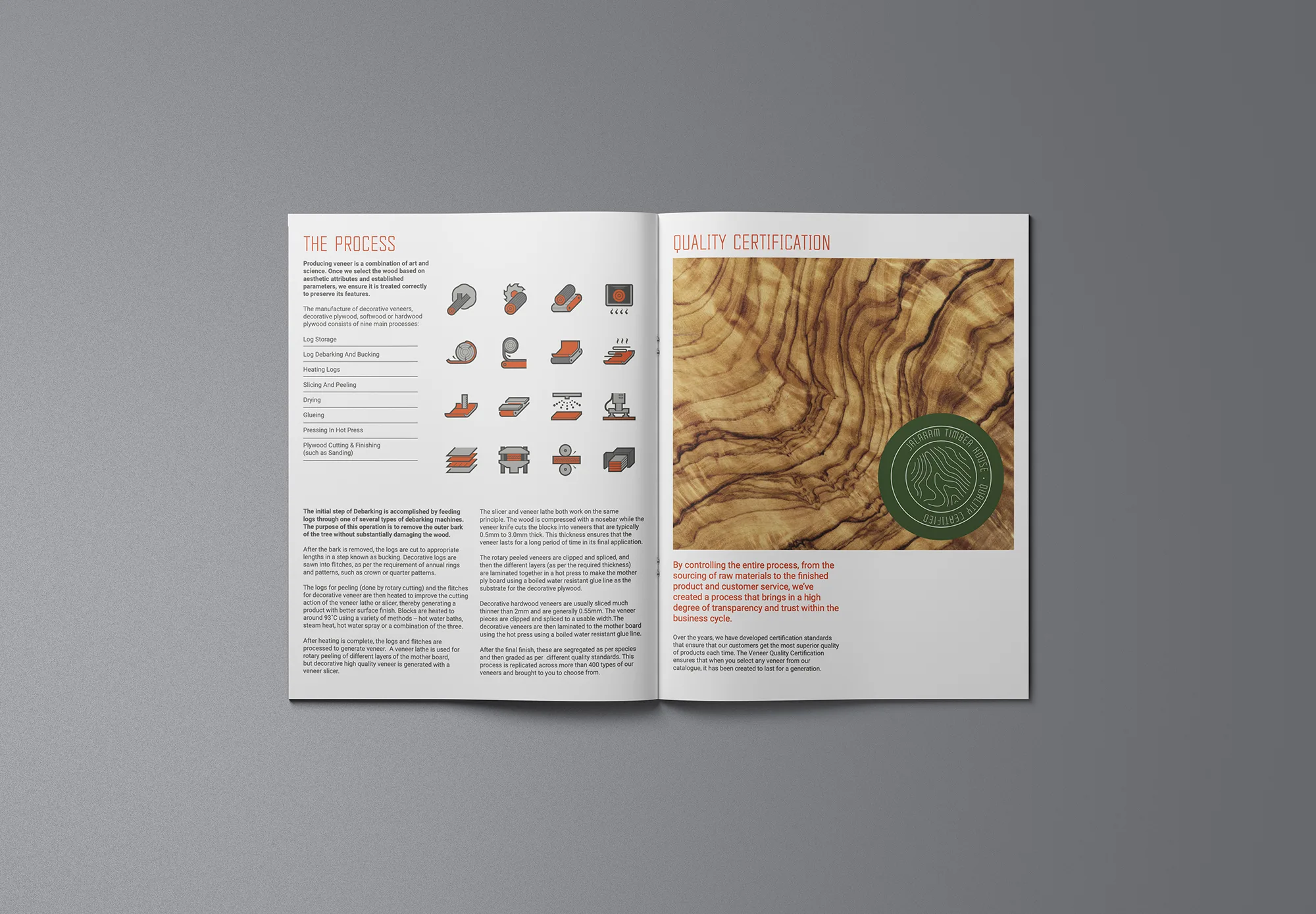 Jalaram Timber Depot - Quality Certification Brochure