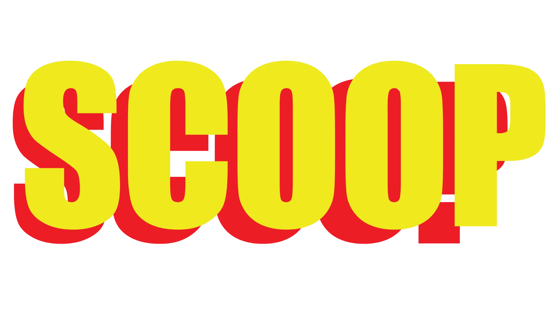 Scoop logo typography