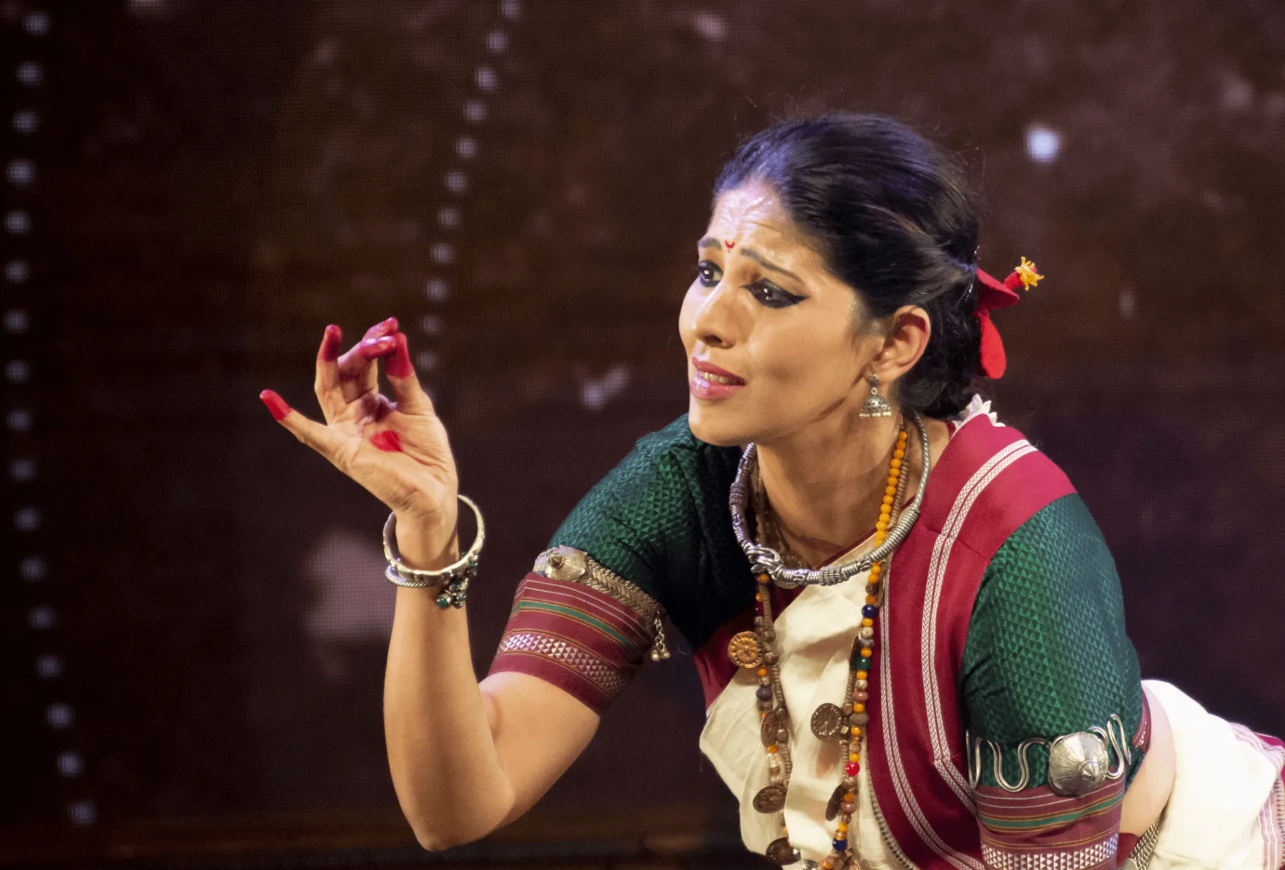 When Walls Dance - Dancer in traditional costume performing